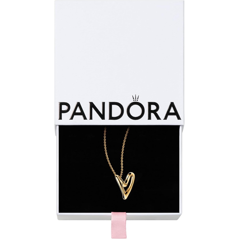 image:imagePANDORA Essence Organically Shaped Heart Pendant Necklace  Gift for Women  Includes Gift BoxGold