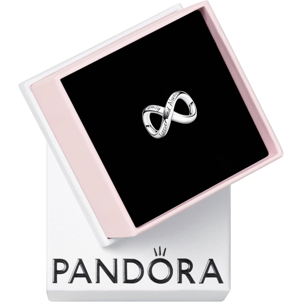 image:imagePANDORA Forever amp Always Infinity Charm Sterling Silver Compatible with PANDORA Moments Jewelry for Women with Gift Box