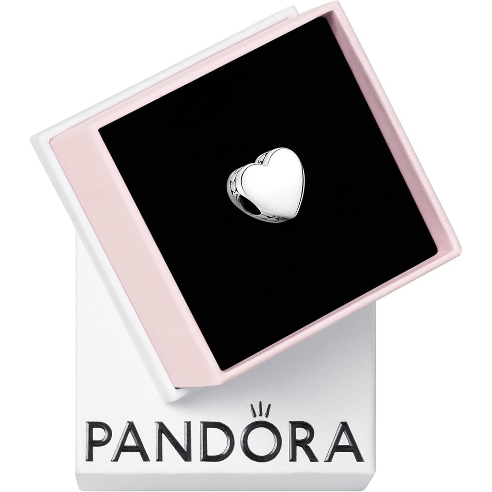 image:imagePANDORA Heart Charm Compatible Moments Bracelets Jewelry for Women Gift for Women in Your Life Made with Sterling Silver With Gift Box
