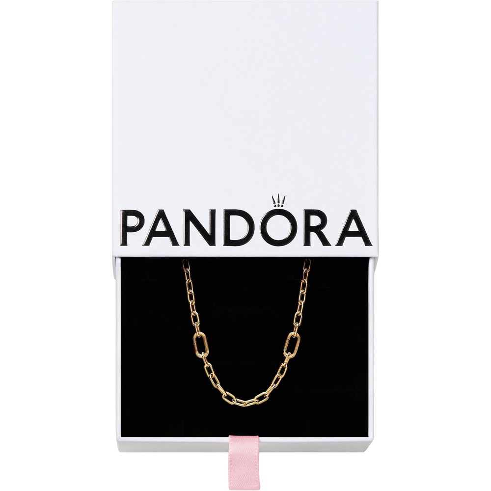 image:imagePANDORA ME SmallLink Chain Necklace Compatible ME Jewelry Gift for Her 14k Gold Necklace Adjustable Gold Necklace Jewelry for Women With Gift Box 197