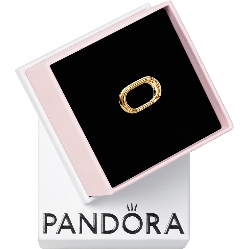 image:imagePANDORA Me Rectangular Openable Link 14k GoldPlated Charm Charm for Women Gift for Her Includes Gift Box