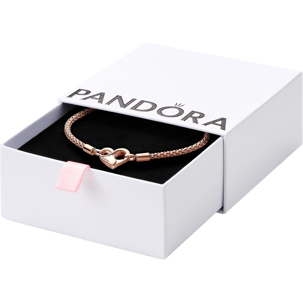 image:imagePANDORA Moments Studded Chain Bracelet Compatible Moments Charms Charm Bracelet for Women Gift for Her With Gift Box 7163 Inches