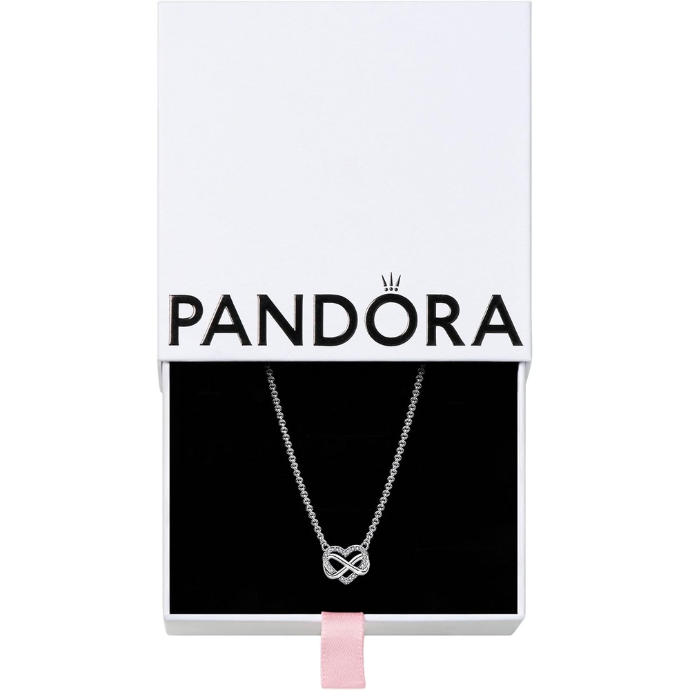 image:imagePANDORA Sparkling Infinity Heart Collier Necklace Gift for Her With Gift Box 197Sterling Silver