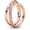 14k rose gold-plated unique metal blend