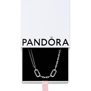 PANDORA Double Link Chain Necklace – Compatible with PANDORA Me – Stunning Women’s Jewelry – Gift for Her – Made with Sterling Silver – With Gift Box – 17.7″