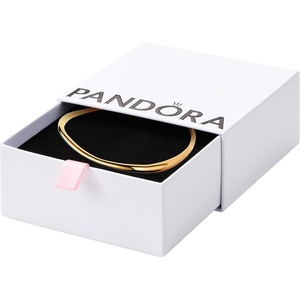 PANDORA Essence Organically Shaped Bangle – 14k Gold-Plated Bangle – Bracelet for Women – Gift for Her – Includes Gift Box(21)