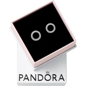 PANDORA Forever Stud Earrings – Great Gift for Her – Stunning Women’s Earrings – Sterling Silver & Cubic Zirconia, With Gift Box