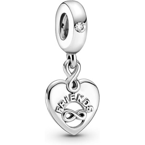 PANDORA Friends Forever Heart Dangle Charm