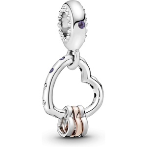 PANDORA Heart Highlights, Multi-Colored & CZ