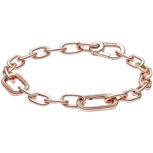 PANDORA ME Link Chain Bracelet – Bracelet for Women – Compatible with ME Charms – Features 2 Connectors – Gift for Her – Sterling Silver – With Gift Box(6.3 Inches)