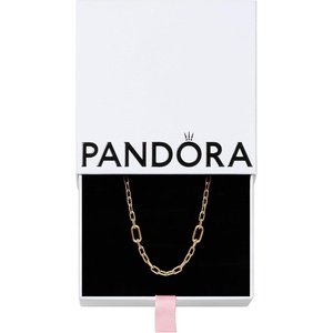 PANDORA ME Small-Link Chain Necklace – Compatible ME Jewelry – Gift for Her – 14k Gold Necklace – Adjustable Gold Necklace – Jewelry for Women – With Gift Box – 19.7″