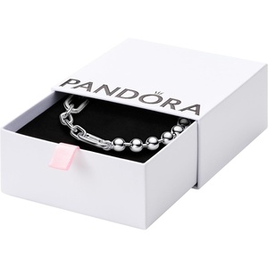 PANDORA Metal Bead & Link Chain Bracelet – Compatible ME Charms – Gift for Her – With Gift Box(9.0 Inches)