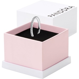 PANDORA Timeless Sparkling Band Ring – Layering or Stackable Ring(Sterling Silver)