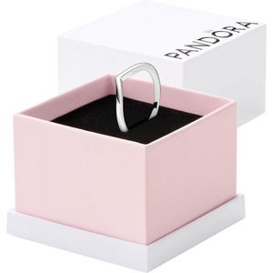 Pandora Polished Wishbone Ring – Minimalist Chevron Shape Ring – Stackable Sterling Silver Ring for Women – Gift for Her – Sterling Silver – With Gift Box