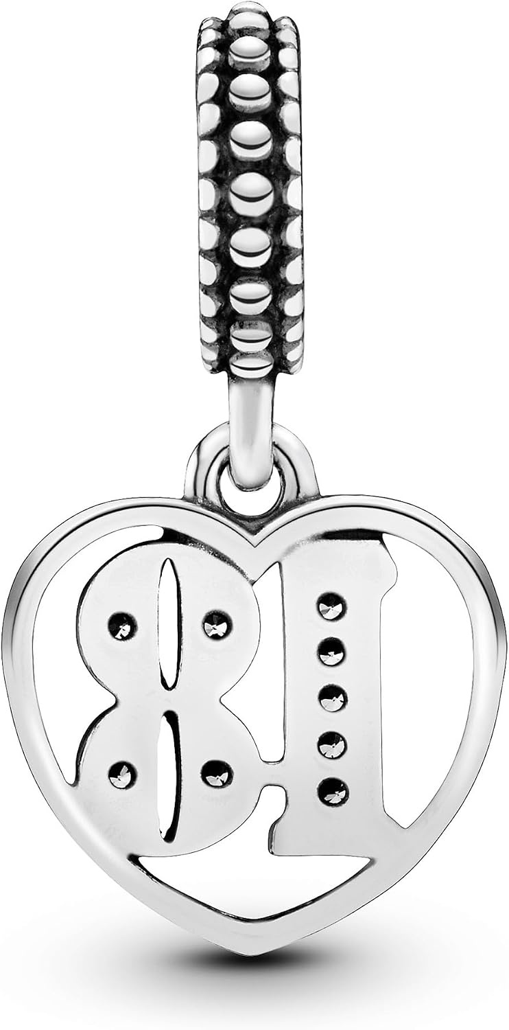 image:imagePANDORA 18th Celebration Dangle Charm Bracelet Charm Moments Bracelets Sterling Silver with Clear Cubic Zirconia Gift for Her Jewelry for Women with Gift Box