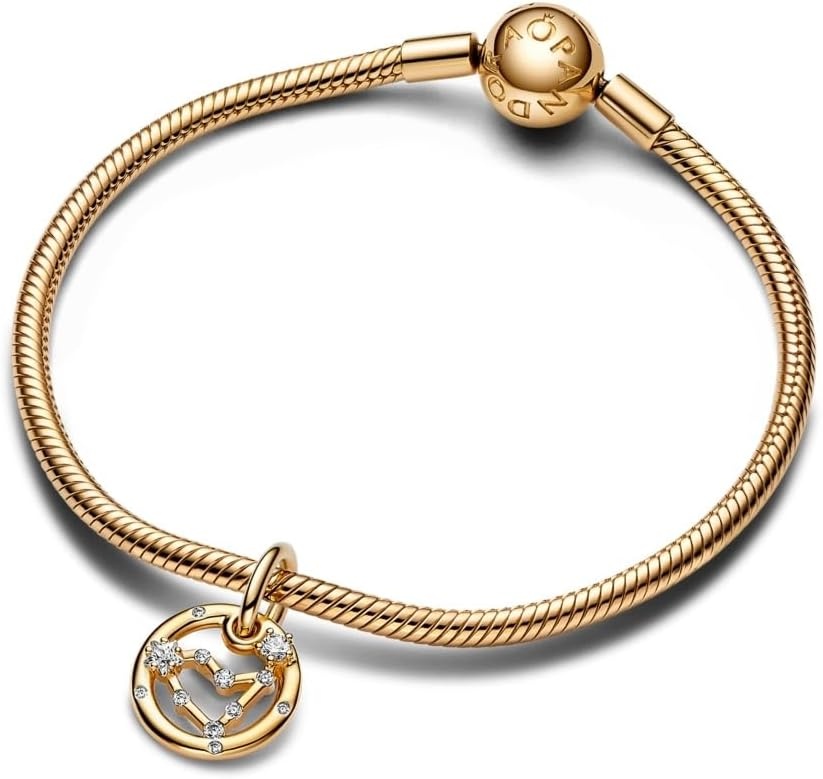 image:imagePANDORA Capricorn Zodiac Dangle Charm Gift for Her Compatible ME Moments Shine with Cubic Zirconia With Gift Box