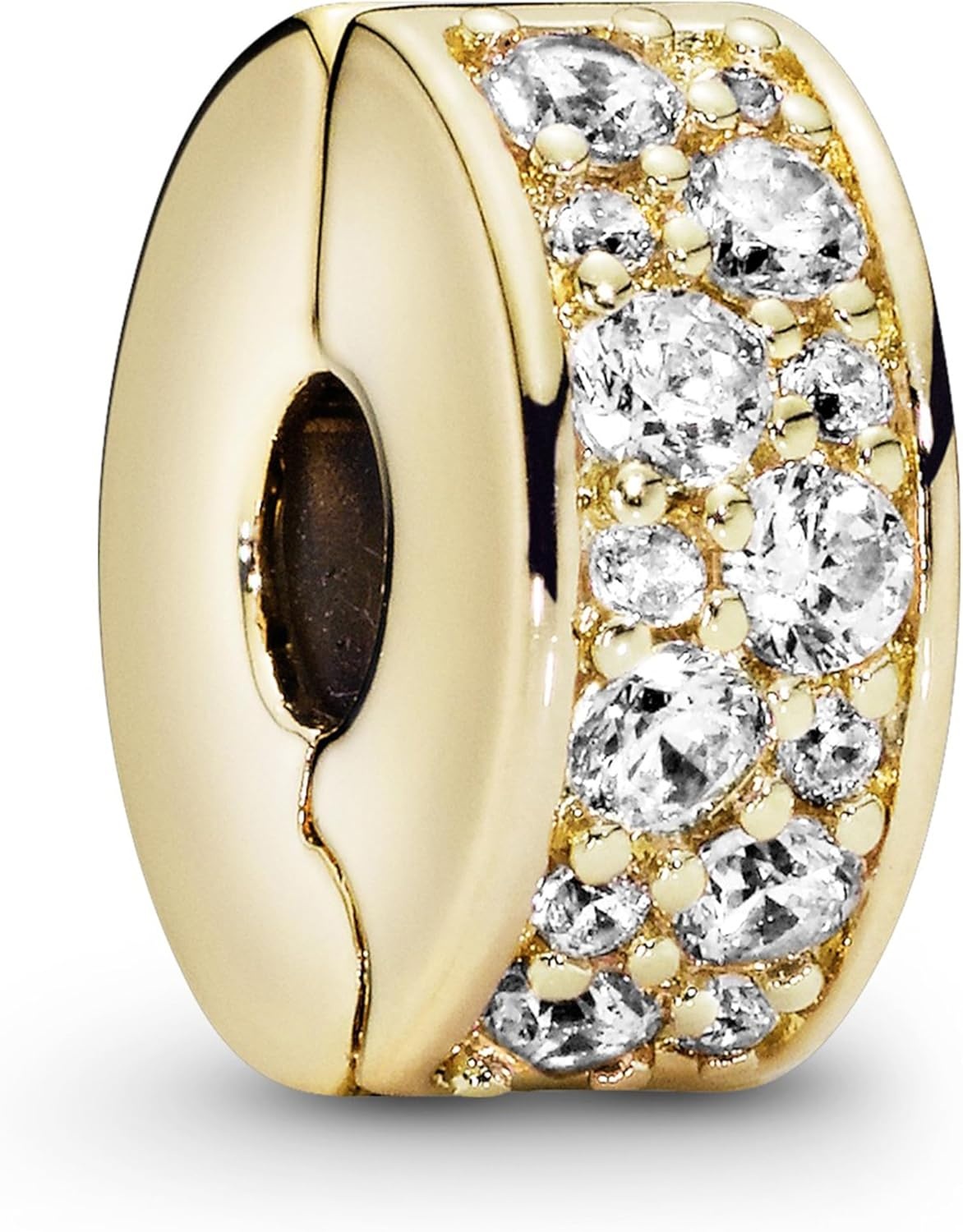 image:imagePANDORA Clear Pave Clip Charm Compatible with Pandora Timeless Bracelets Gift for Her PANDORA Shine amp Cubic Zirconia with Gift Box