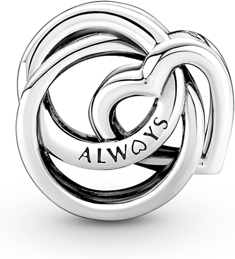 image:imagePANDORA Family Always Encircled Heart Charm Compatible Moments Stunning Womens Jewelry Gift for Her Made with Sterling Silver With Gift Box