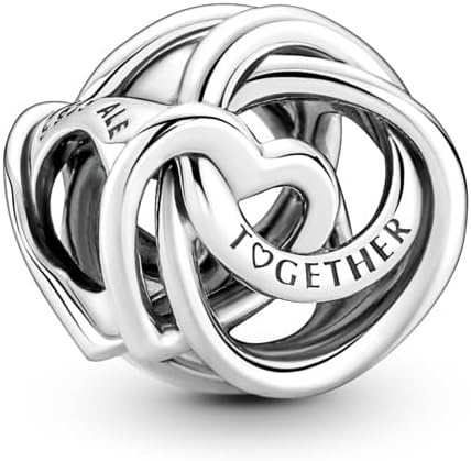 image:imagePANDORA Family Always Encircled Heart Charm Compatible Moments Stunning Womens Jewelry Gift for Her Made with Sterling Silver With Gift Box
