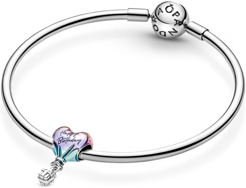 image:imagePANDORA Happy Birthday Hot Air Balloon Charm Bracelet Charm for PANDORA Moments Bracelets Stunning Womens Jewelry Gift for Women Made with Sterling Silver amp Enamel With Gift Box
