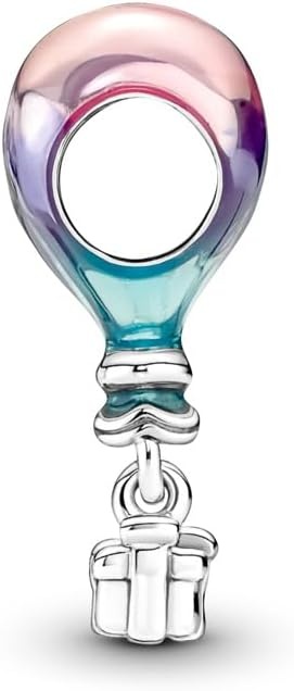 image:imagePANDORA Happy Birthday Hot Air Balloon Charm Bracelet Charm for PANDORA Moments Bracelets Stunning Womens Jewelry Gift for Women Made with Sterling Silver amp Enamel With Gift Box