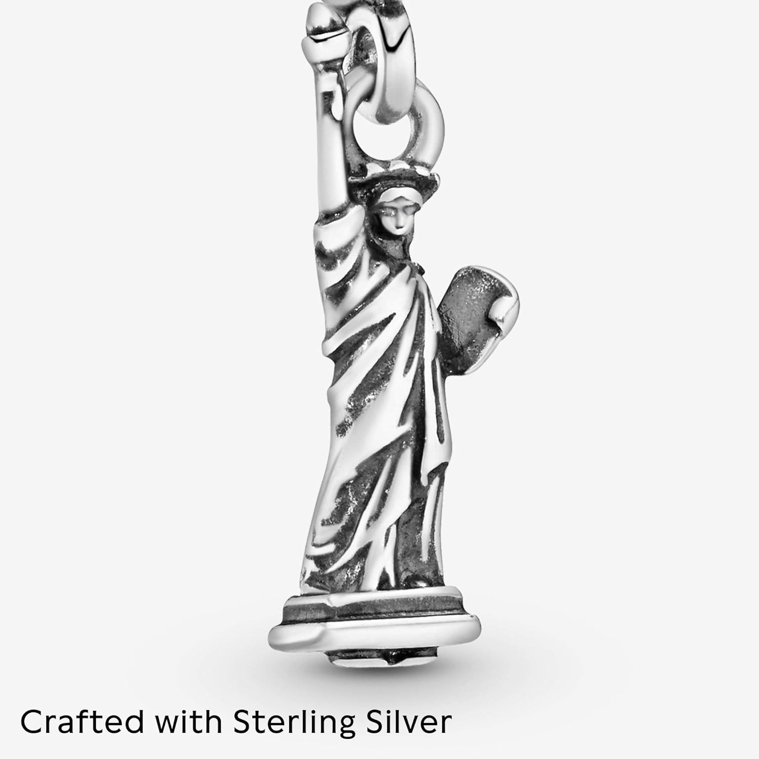 image:imagePANDORA New York Statue of Liberty Dangle Charm Bracelet Charm Moments Bracelets Stunning Womens Jewelry Gift for Women in Your Life Made with Sterling Silver With Gift Box