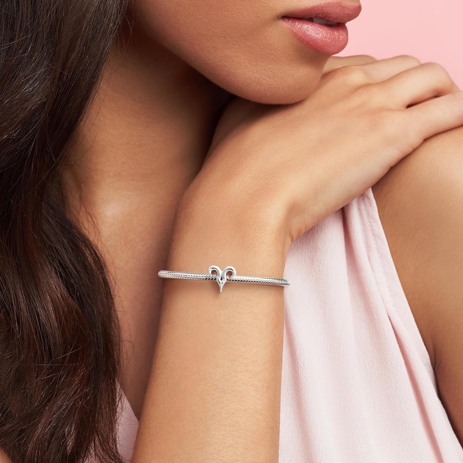 image:imagePANDORA Sparkling Aries Zodiac Charm Compatible Moments Bracelets Jewelry for Women Gift for Women in Your Life Made with Sterling Silver amp Cubic Zirconia With Gift Box
