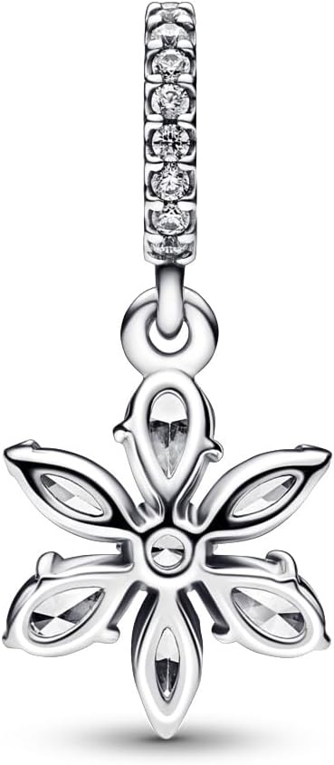 image:imagePANDORA Sparkling Herbarium Cluster Dangle Charm Gift for Her Compatible Moments Sterling Silver with Cubic Zirconia With Gift Box