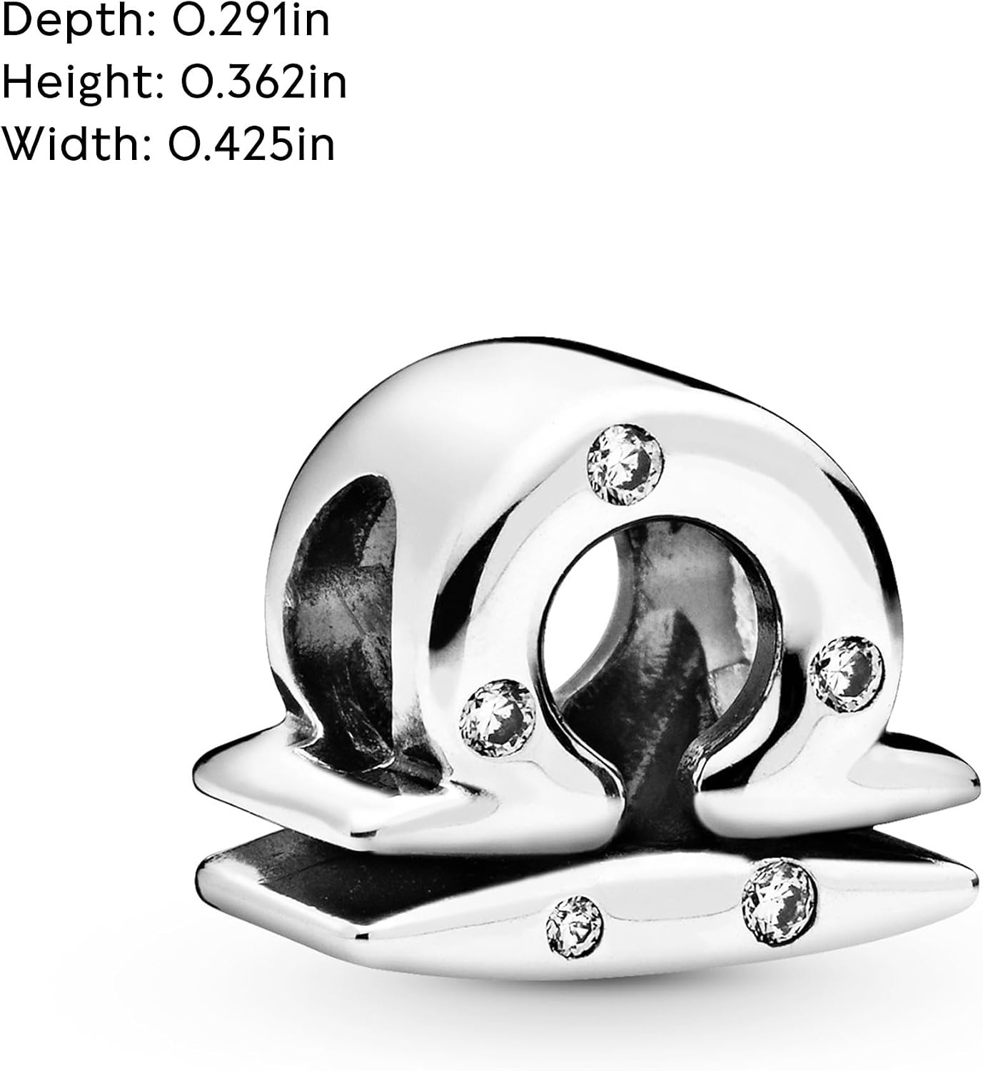 image:imagePANDORA Sparkling Libra Zodiac Charm Compatible with PANDORA Moments Jewelry for Women Gift for Her Made with Sterling Silver amp Cubic Zirconia With Gift Box