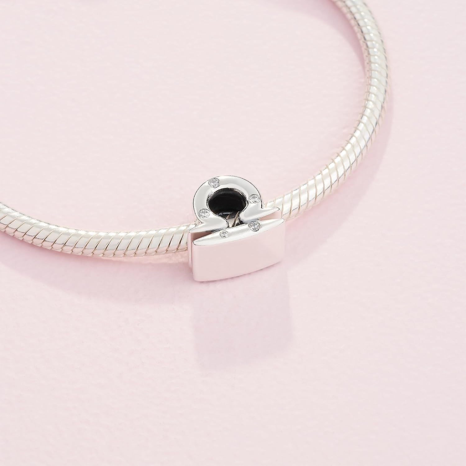image:imagePANDORA Sparkling Libra Zodiac Charm Compatible with PANDORA Moments Jewelry for Women Gift for Her Made with Sterling Silver amp Cubic Zirconia With Gift Box