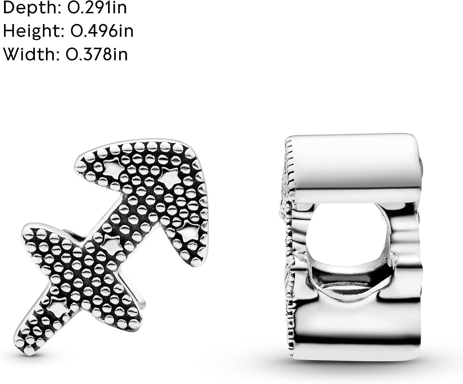 image:imagePANDORA Sparkling Sagittarius Zodiac Charm Compatible Moments Gift for Her Made with Sterling Silver amp Cubic Zirconia with Gift Box