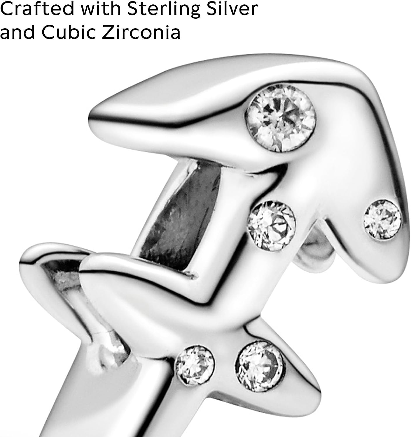 image:imagePANDORA Sparkling Sagittarius Zodiac Charm Compatible Moments Gift for Her Made with Sterling Silver amp Cubic Zirconia with Gift Box