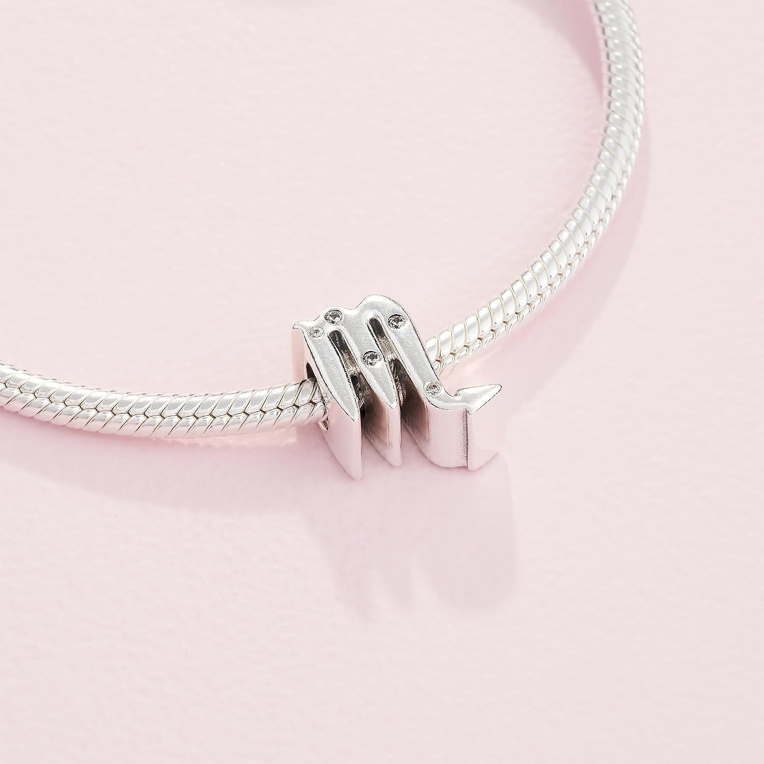 image:imagePANDORA Sparkling Scorpio Zodiac Charm Gift for Her Compatible with PANDORA Moments With Gift Box Sterling Silver with Cubic Zirconia