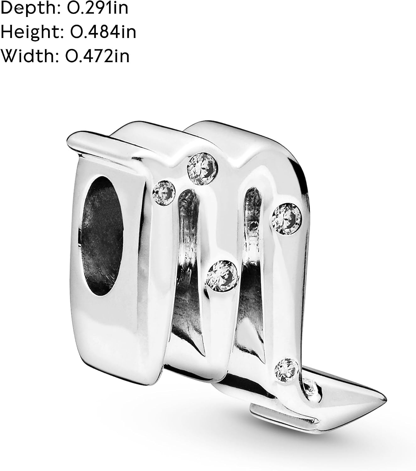 image:imagePANDORA Sparkling Scorpio Zodiac Charm Gift for Her Compatible with PANDORA Moments With Gift Box Sterling Silver with Cubic Zirconia