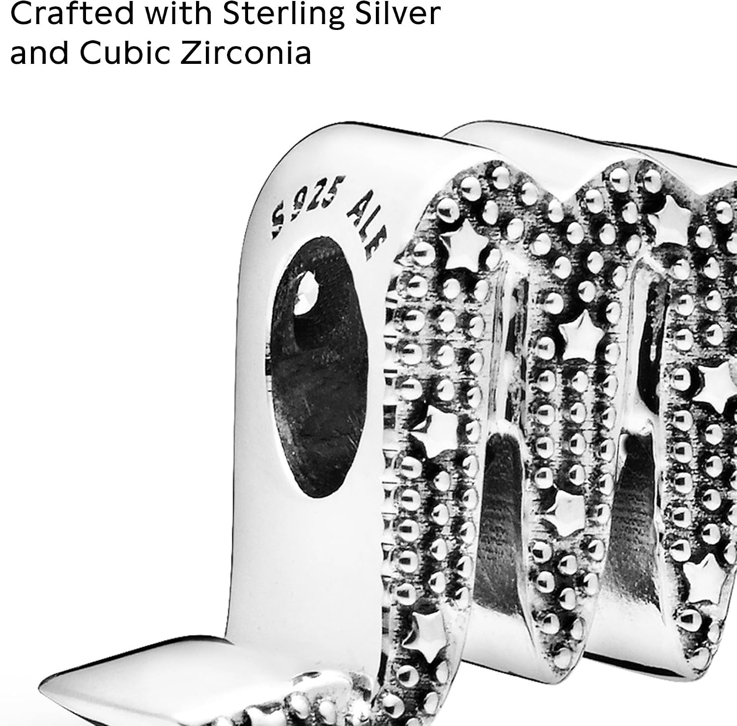 image:imagePANDORA Sparkling Scorpio Zodiac Charm Gift for Her Compatible with PANDORA Moments With Gift Box Sterling Silver with Cubic Zirconia