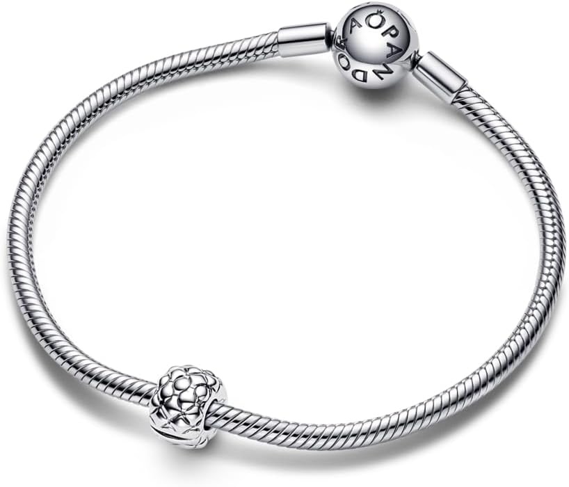 image:imagePANDORA Studded Clip Charm Gift for Her Compatible with PANDORA Moments Sterling Silver Bracelet Charm With Gift Box