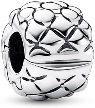 image:imagePANDORA Studded Clip Charm Gift for Her Compatible with PANDORA Moments Sterling Silver Bracelet Charm With Gift Box
