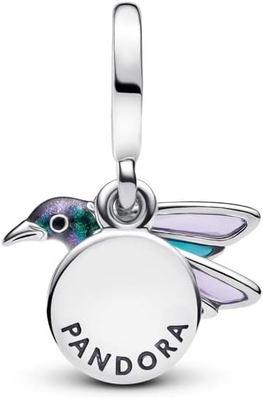 image:imagePANDORAHummingbird Double Dangle CharmSterling silverWith Gift Box