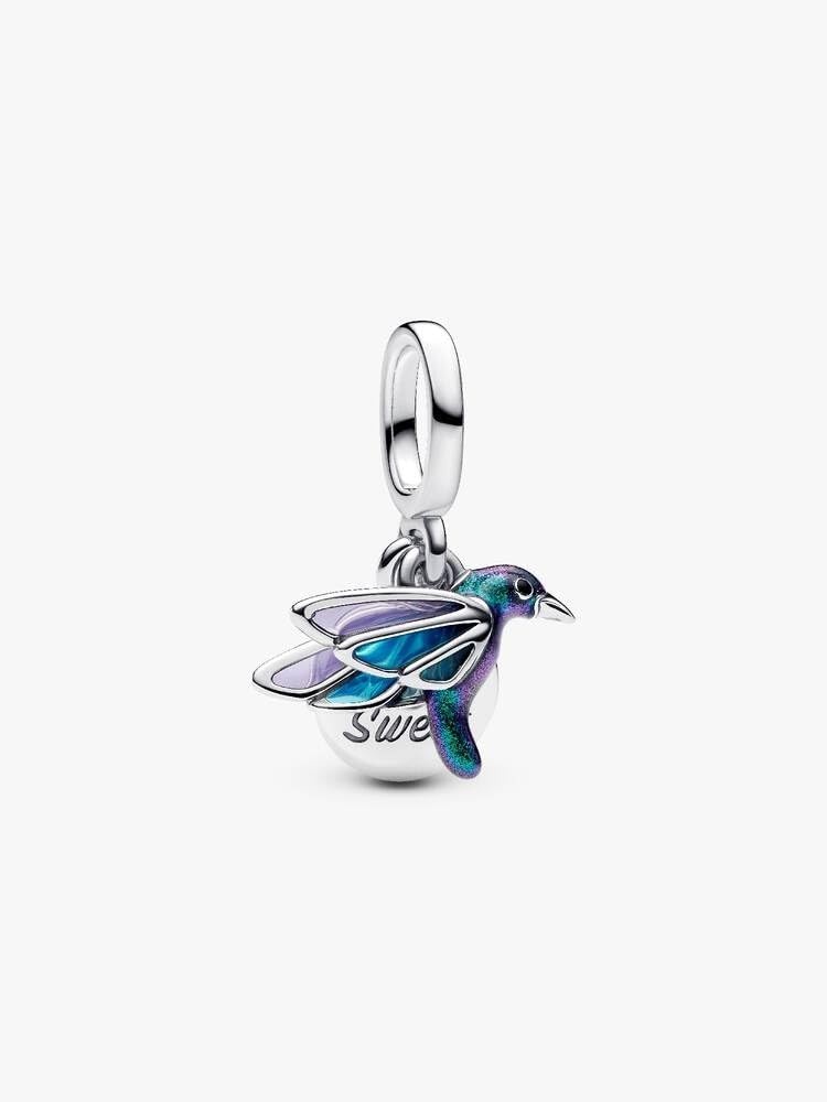 image:imagePANDORAHummingbird Double Dangle CharmSterling silverWith Gift Box