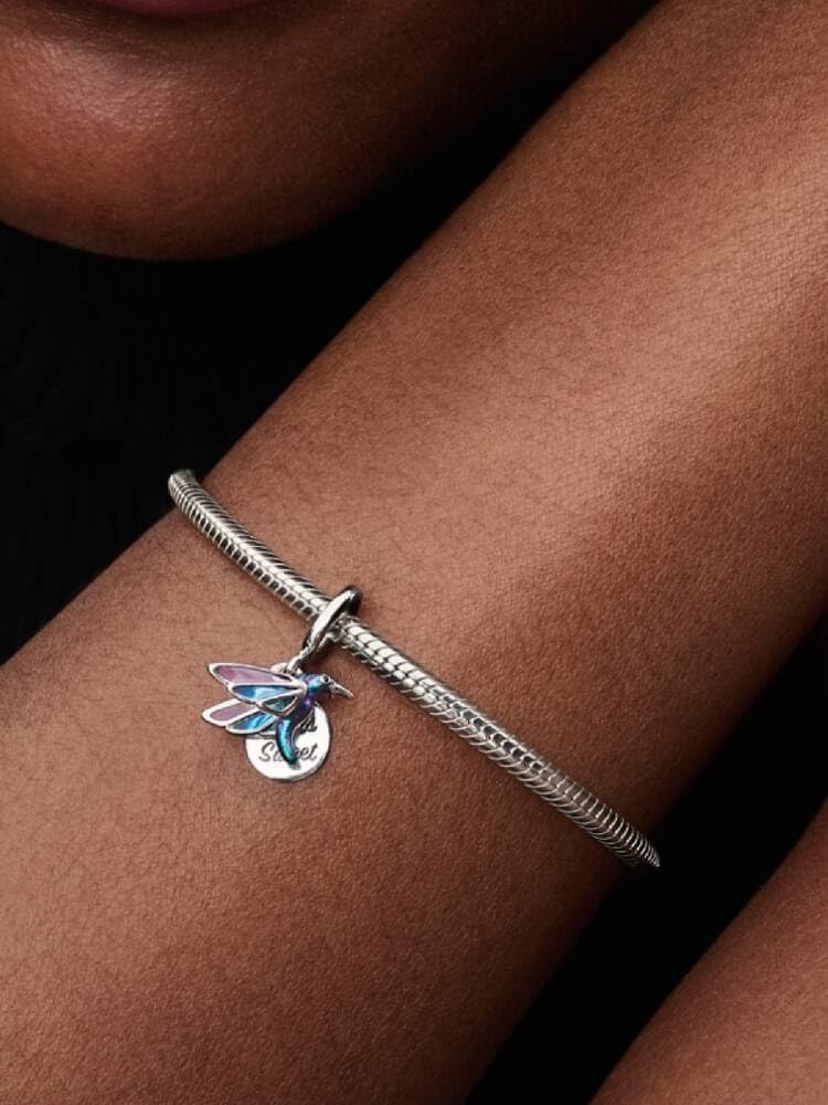 image:imagePANDORAHummingbird Double Dangle CharmSterling silverWith Gift Box