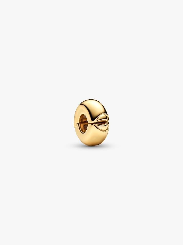 image:imagePANDORARound Clip CharmGold platedWith Gift Box