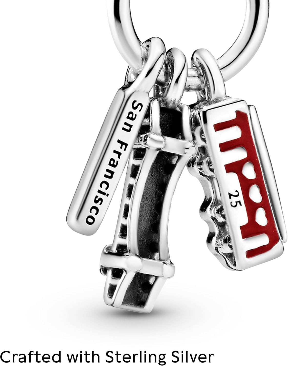 image:imagePandora San Francisco Dangle Charm Compatible with PANDORA Moments Jewelry for Women Gift for Her Made with Sterling Silver amp Enamel with Gift Box